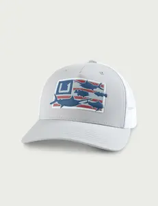 Gray Mid-Profile Trucker Hat