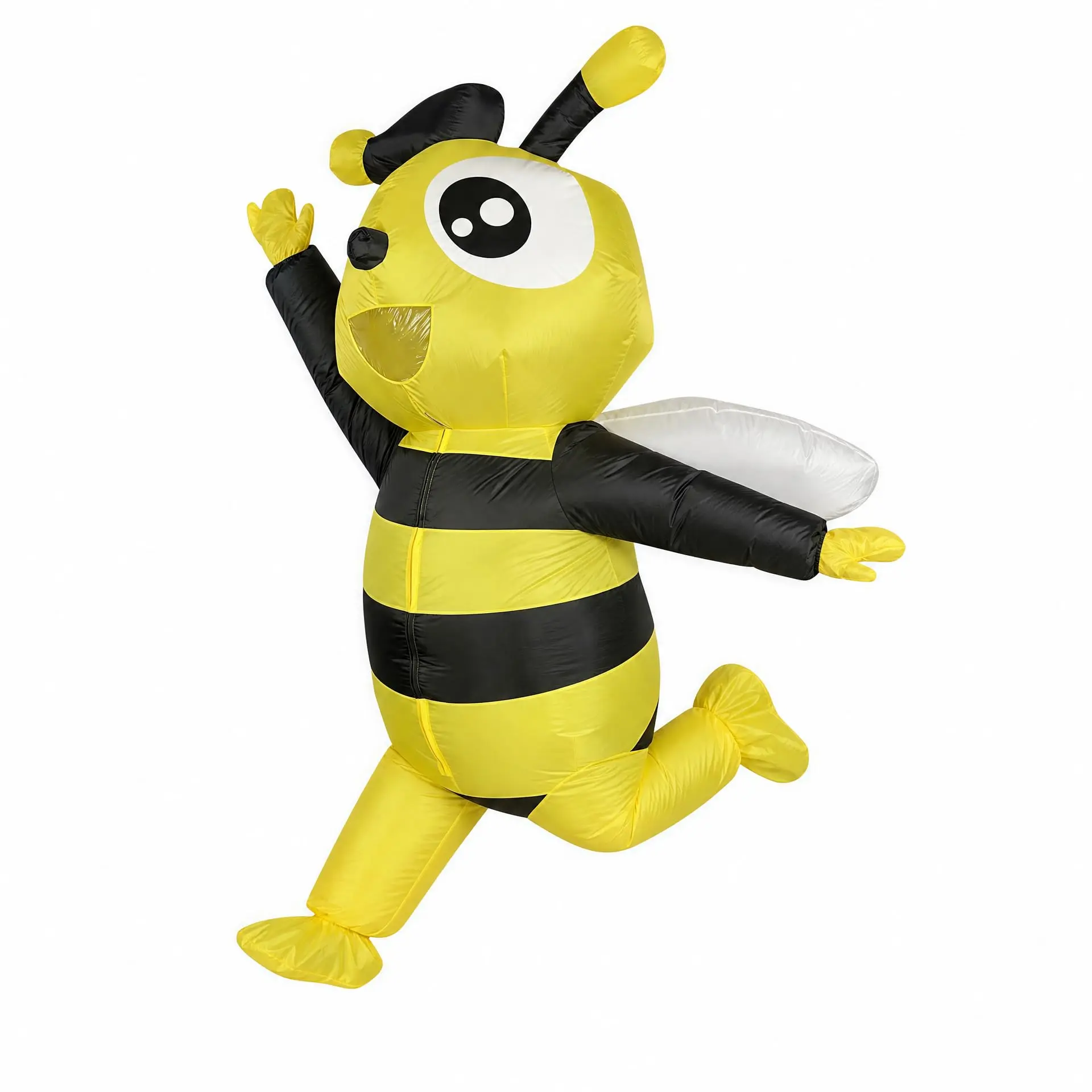 Inflatable Bumble Bee Costume for Adults - Funny Blow Up Bee Suit with Built-in Fan for Halloween Party, Carnival & Cosplay
