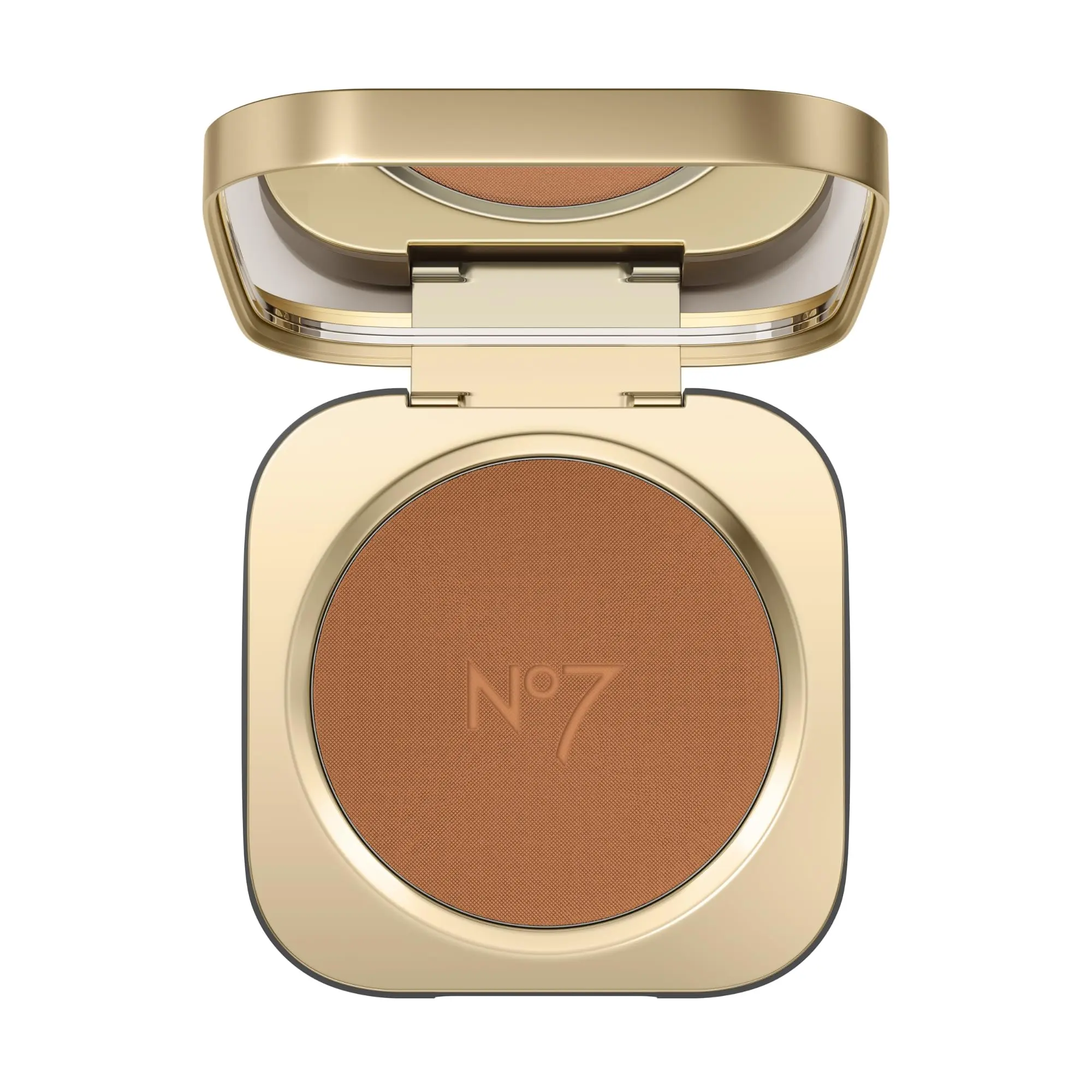 No7 Pro Artist Soft Glow Bronzer Powder - Lightweight, Buildable Matte Bronzer for Natural, Sun-Kissed Warmth - Silky, Sculpting Powder for Shine-Free Finish - Deep Glow (9g)