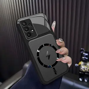 Lightning Bolt Design Gloss MagSafe Compatible Shockproof Protective Cover with Precision Magnet Ring for [Galaxy A53 5g] 952