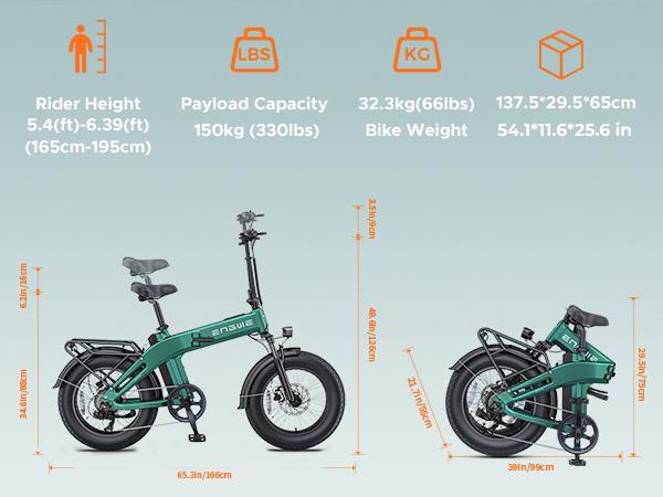ENGWE EP-2 3.0 Folding Electric Bike | 75+ Miles Long Range, 75Nm High Torque Motor, Hydraulic Disc Brakes, 20×4.0 Fat Tires, IP64 Waterproof & Smart APP Control | Foldable Design for Urban Commute and Outdoor Adventure