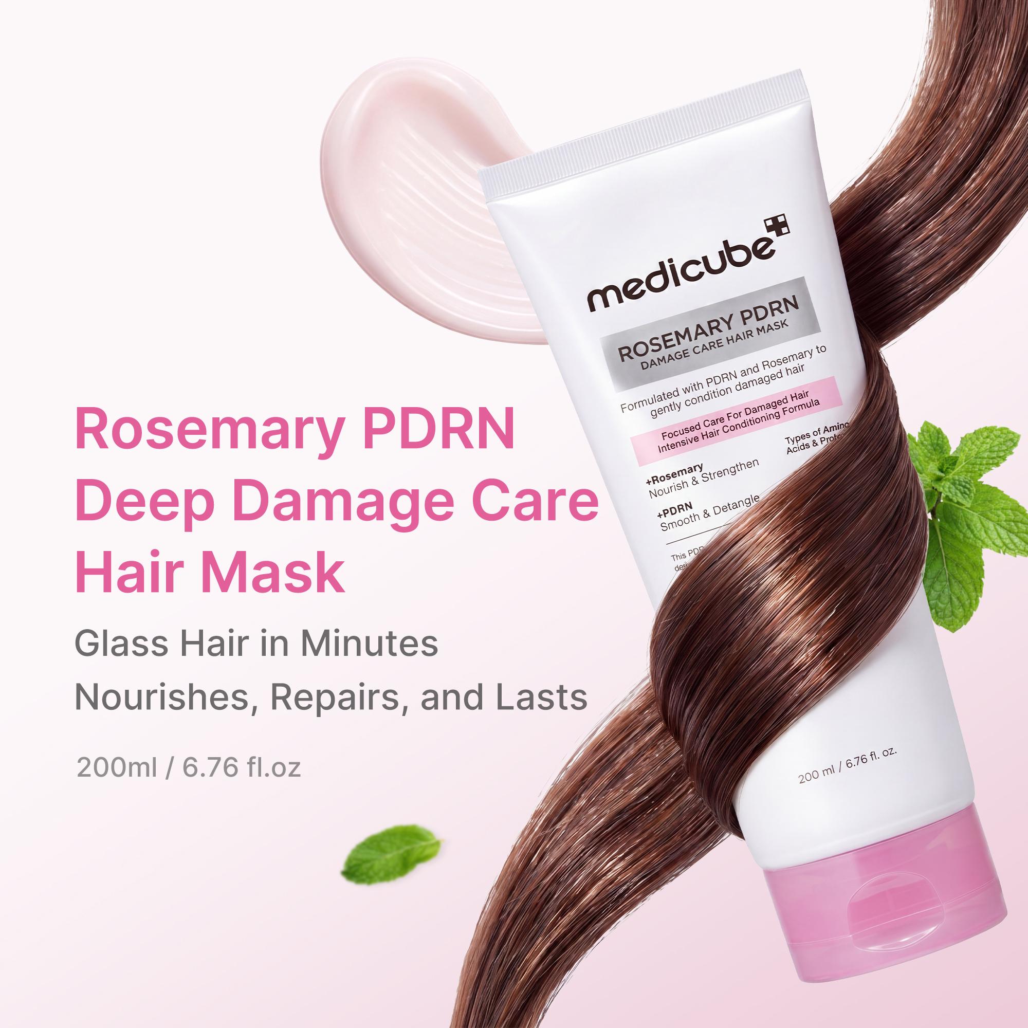 [NEW] [medicube] Rosemary PDRN Scalp-to-Hair Strengthening Set | Includes Shampoo, Conditioner, Hair Mask, Scalp Serum | Hair Thinning Care Set for Dry & Oily, Damaged, Frizzy Hair, Oily Flaky-looking Scalp | Korea Hair Care