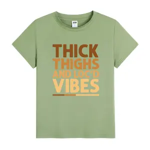 African Dreadlock Art T-Shirt for Women – Cool Melanin Milk Silk Printed Tee