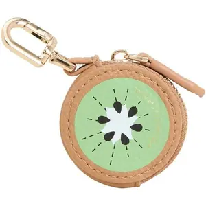 fruit Shaped  Purse, PU Leather  Pouch AirTag Holder, Cute Bag Charm for  & Small Items