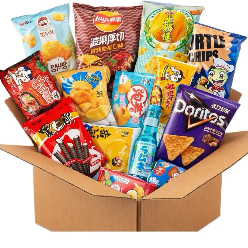 DiaSnacks 14 Full Sizes Asian Snack Box Assorted Snacks with Chips Ramen & Drinks for Exotic Flavors Affordable Price Multipack Gift Set gift Variety Snacks International
