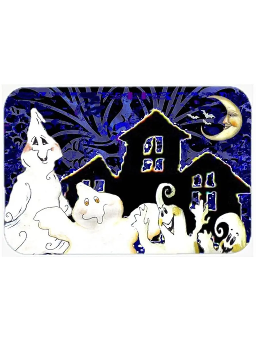 The Gangs All Here Ghosts Halloween Glass Cutting Board, Large