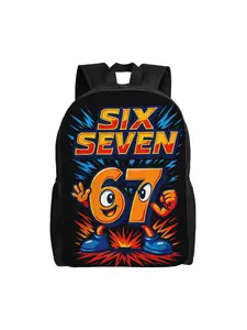 1 Piece  New School Year Rucksack Funny 67 Six Seven Italian Brainrot 6 7 Back To School Gift Solid Schoolbag Backpack For School New Semester Begins