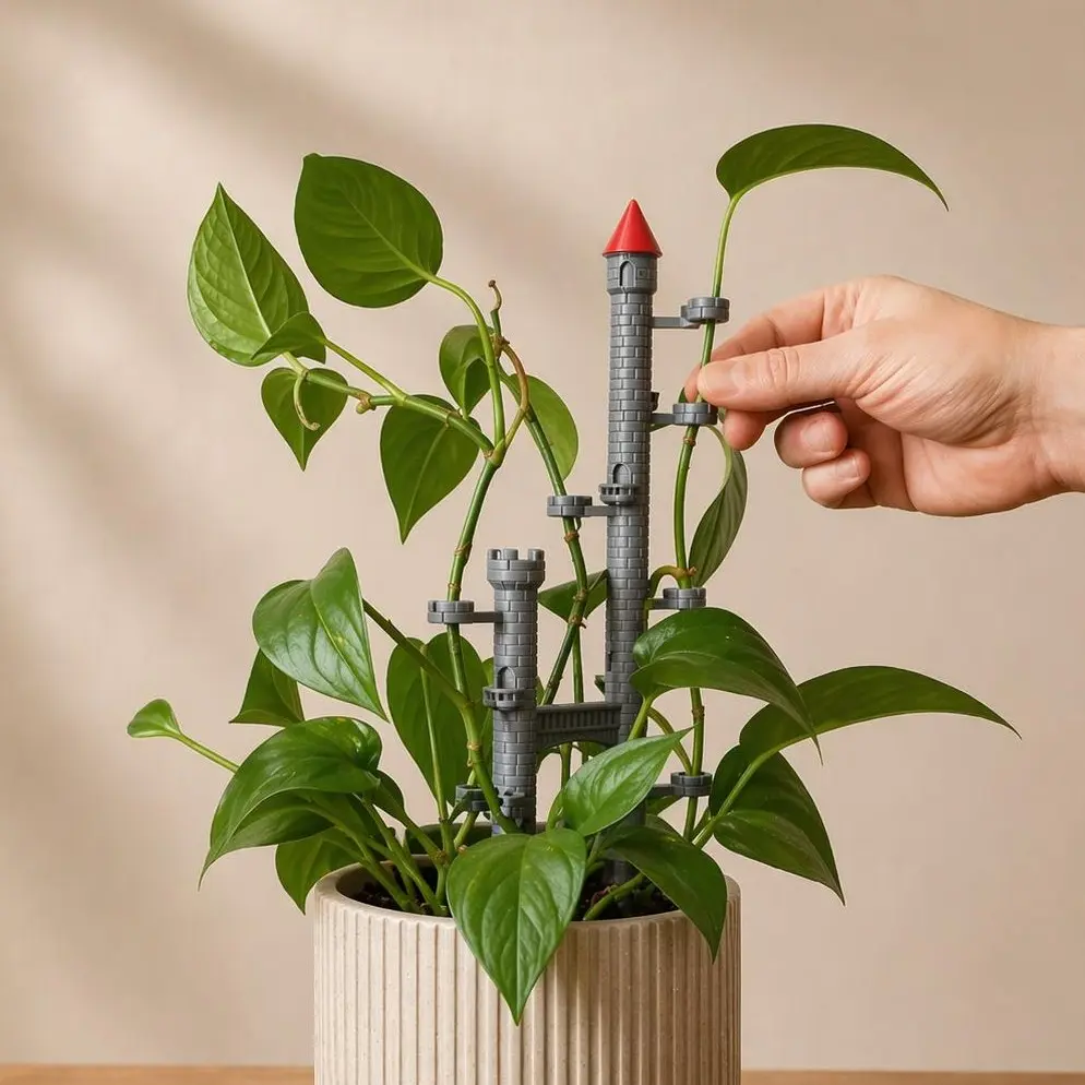 Modular Indoor Castle Plant Trellis