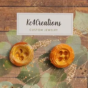 Orange Mini Earrings