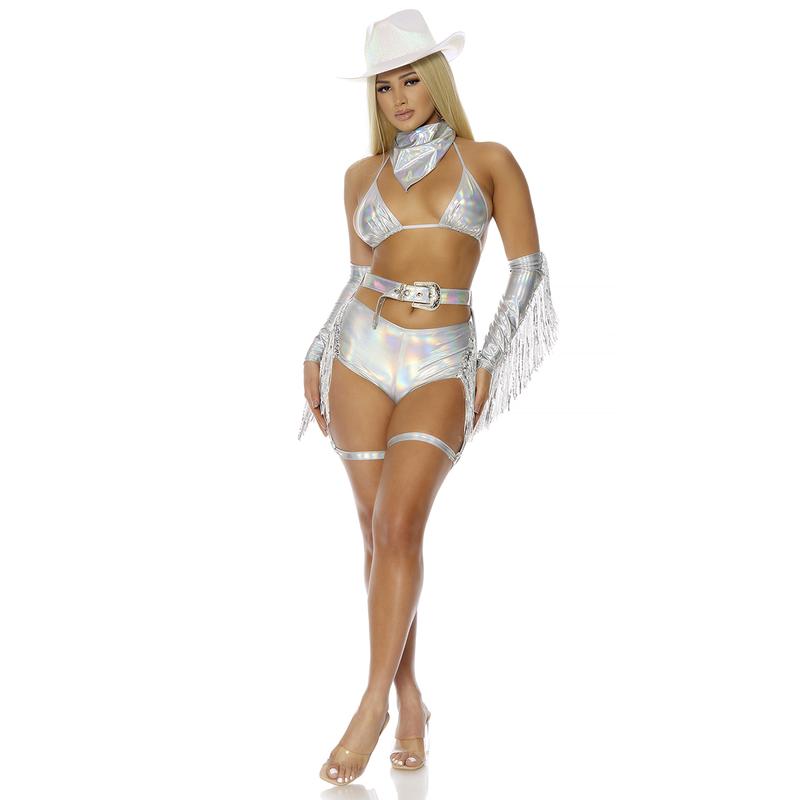 Forplay Women's Halloween Spurs On Sexy Cowgirl Costume