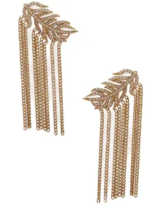 Lainey Wilson Women's Women'S Fringe Feather Crawler Earrings - 37G00123