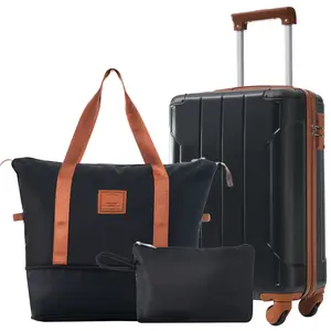 Hardshell Luggage Sets 3 Piece Carry-on Suitcases with Wheels, TSA Lock for Men Women