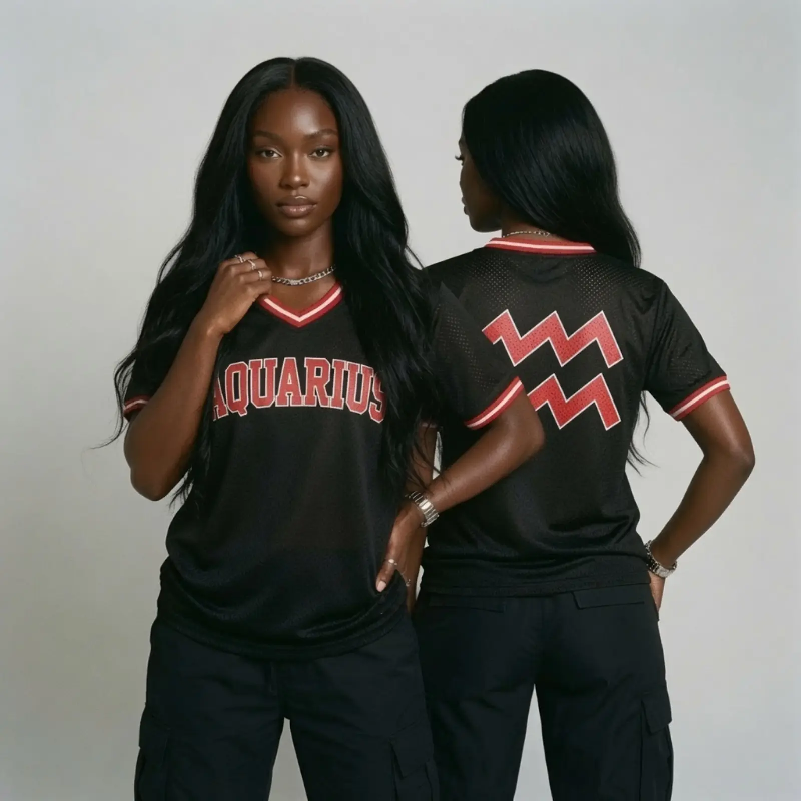 Custom Zodiac Astrology Breathable Athletic Jersey – Women's Summer Graphic Apparel, Sports Clothing Wear Set,Personalized Year Astrology, Unisex V-neck, Cute Horoscope Birthday Gift for Girls, Celestial Sign Outfit, Zodiac Mesh Jersey, Star Sign Lovers