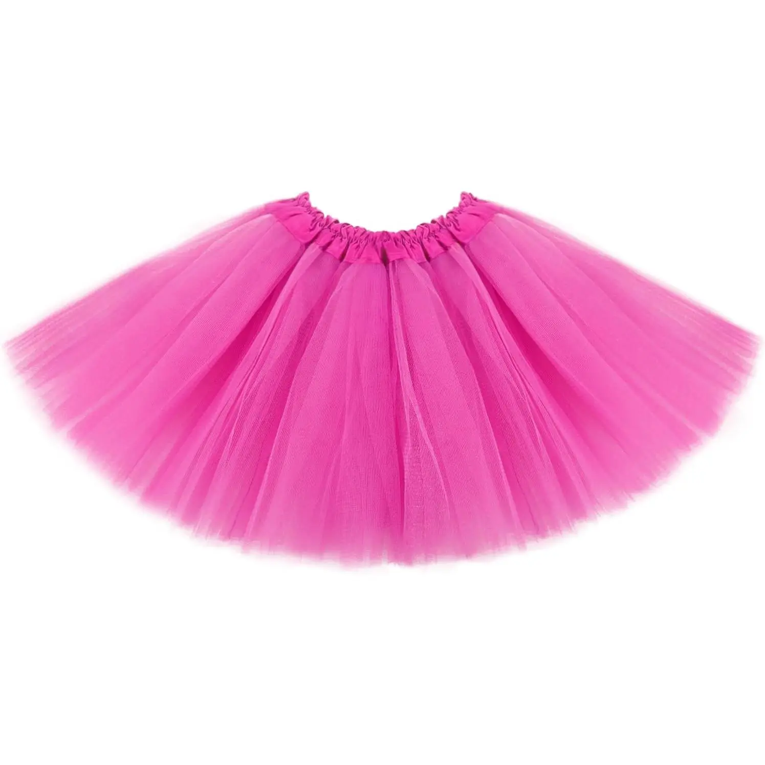 Tutus for Girls 3 Layered Tulle Tutu Skirts for 4-12 Years Birthday Dance Halloween Cosplay Party Supplies