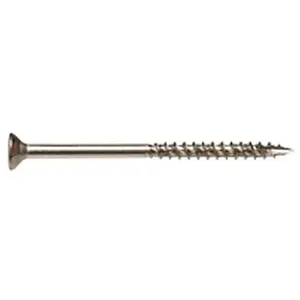 Hillman  No. 10 x 2.5 in. Star Flat Head Stainless Steel Deck Screws, 5 lbs - Pack of 295