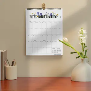 Cabbrix Wall Calendar 2026, Runs from Now to December 2026,12 x 15 Inches, Twin-Wire Binding, Perfect for Organizing & Planning