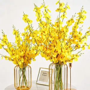 10pic Artificial Lavender & Daffodils Plants Silk Flowers Home Wedding Table Vase Decor Realistic Long Stem filler