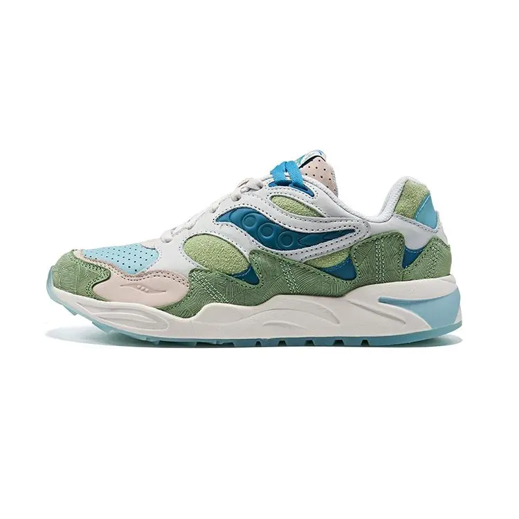 Saucony Grid Shadow 2 'Creek Marsh' Retro Sports Shoe, Men's/Women's Athletic Sneaker, Outdoor Footwear for Casual Wear, Running, Walking Shoes, Sports Shoes