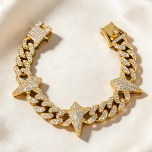 Black Panther Cuban Chain Necklace Bracelet Set Hip Hop Trendy Aesthetic Affordable Jewelry Rapper Style for Men Women Anniversary Birthday Gift