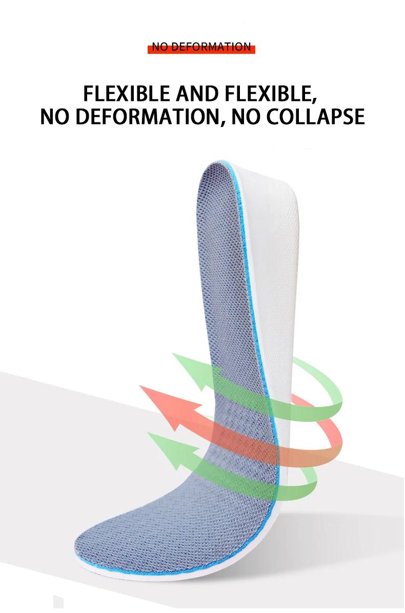 Height Increase Insoles For Men/women 1.5/2.5/3.5 Cm Up Invisible Arch Support Orthopedic Insoles Shock Absorption Eva Material