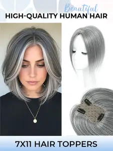 7X11 Hair Toppers For Women, Wavy Natural Hair Toppers For Women Clip In, Short Hair Toppers For Women Real Human Hair, Natural Hairpiece, Seamless Hairpiece, Handtied Wiglet, Highquality Hairpiece, Clipin Wiglet, Seamless Hair Pieces