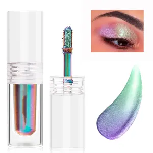 Long-Lasting Liquid Eyeshadow Palette, Vibrant Formula for Bold Makeup, Easy to Apply and Blend, Fine Glitter Matte Finish