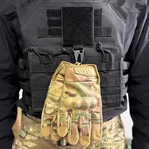 Outdoor Tactical Vest Waist Belt Backpack Patch Key Holder, Tactical Glove Storage Hook, Essential Gear Accessory, Tactical Equipment