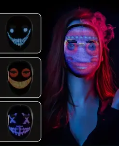 1PC Led Mask With Programmable App Shining Led Light Up Face Mask
