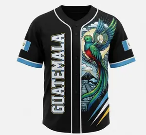 Guatemala Custom Baseball Jersey Personalized Name Number