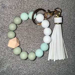 Silicon bead keychains