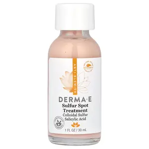 DERMA E Sulfur Spot Treatment, 1 fl oz (30 ml) | HSA/FSA Eligible DERMA E Sulfur Spot Treatment, 1 fl oz (30 ml) | HSA/FSA Eligible