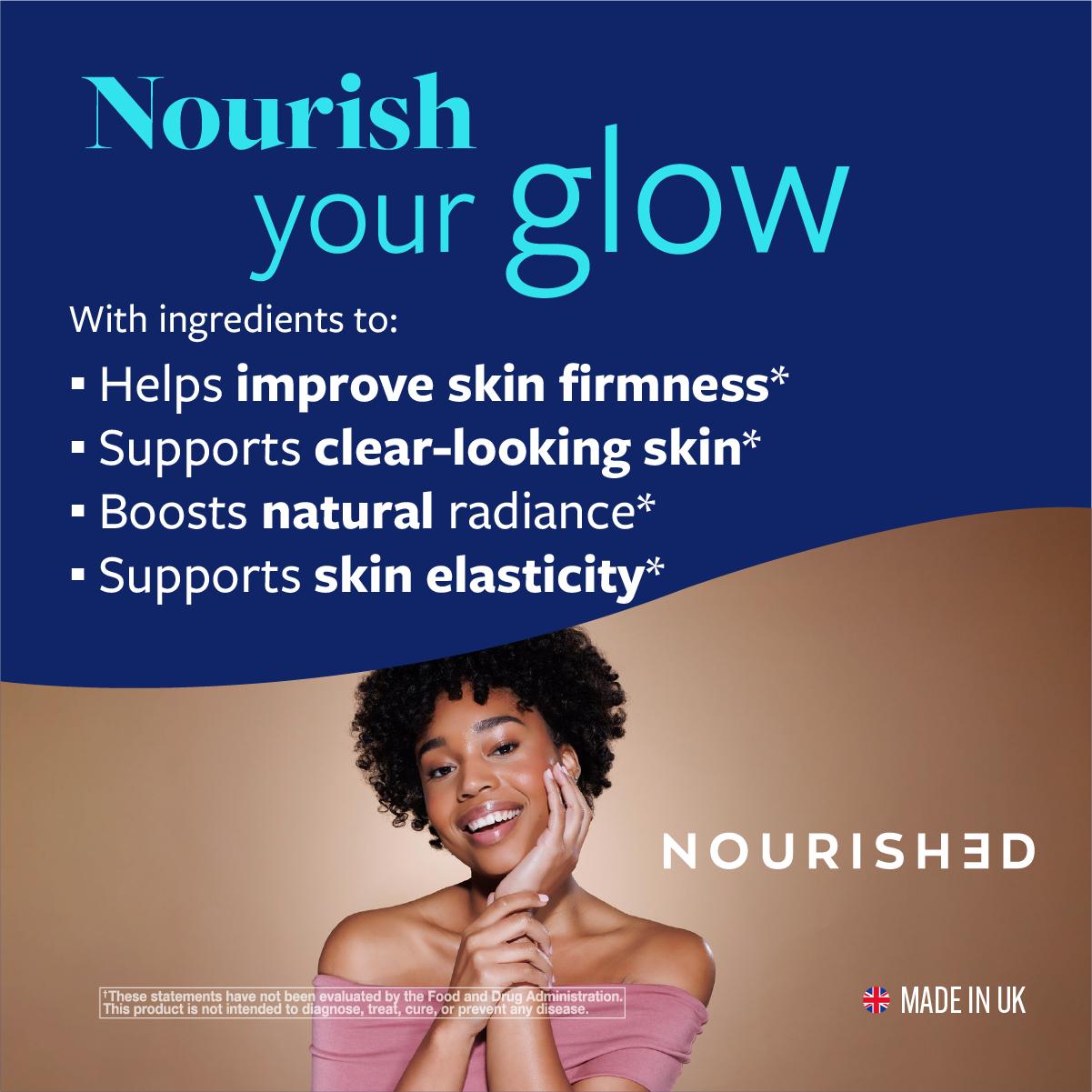 UPSA Gummies Collagen Skin Glow & Lift Duo - Vegetarian Collagen Gummies with Ovoderm for Clear, Glowing & Smoother & Lifted-Looking Skin, Science Backed, Sugar-free