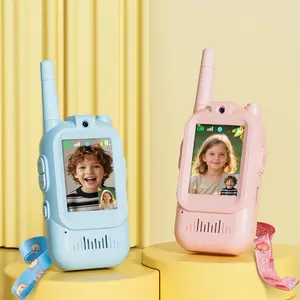 Axora's Kids Video Walkie Talkies Toys 2 Pack Long Range Communication with Camera Ideal for 3-12 Year Olds Children's mobile phones Colorful Audio for Outdoor Indoor Play Holiday Christmas Gifts