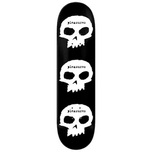 Zero Skateboards x Pleasures Skulls Deck 8.25