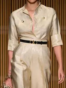 Women's Casual Simple Belt, Multiple Color Options, PU Material, Letter Pattern, All Seasons Wear, Fashion Accessory, Casual Waist Belt