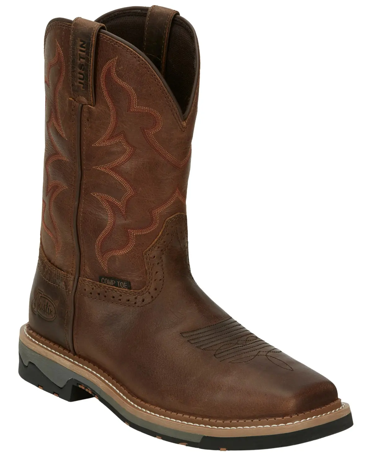Justin Men's Men'S Boot Barn Carbide Western Work Composite Toe - Mj2201