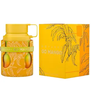 Armaf Odyssey Go Mango Tropical Collection – Fruity, Woody, Amber, Vanilla – Eau de Parfum Spray Long-Lasting Fragrance for Unisex, 3.4 Ounce / 100 ml