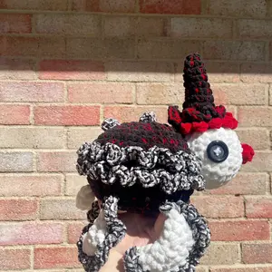 Jumbo Crochet Creepy Clown Turtle