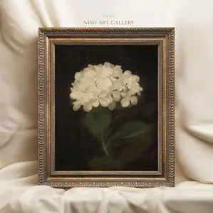 [SALE UP TO 50% + FREE SHIP]   Vintage Hydrangea Print Antique Floral Wall Art poster