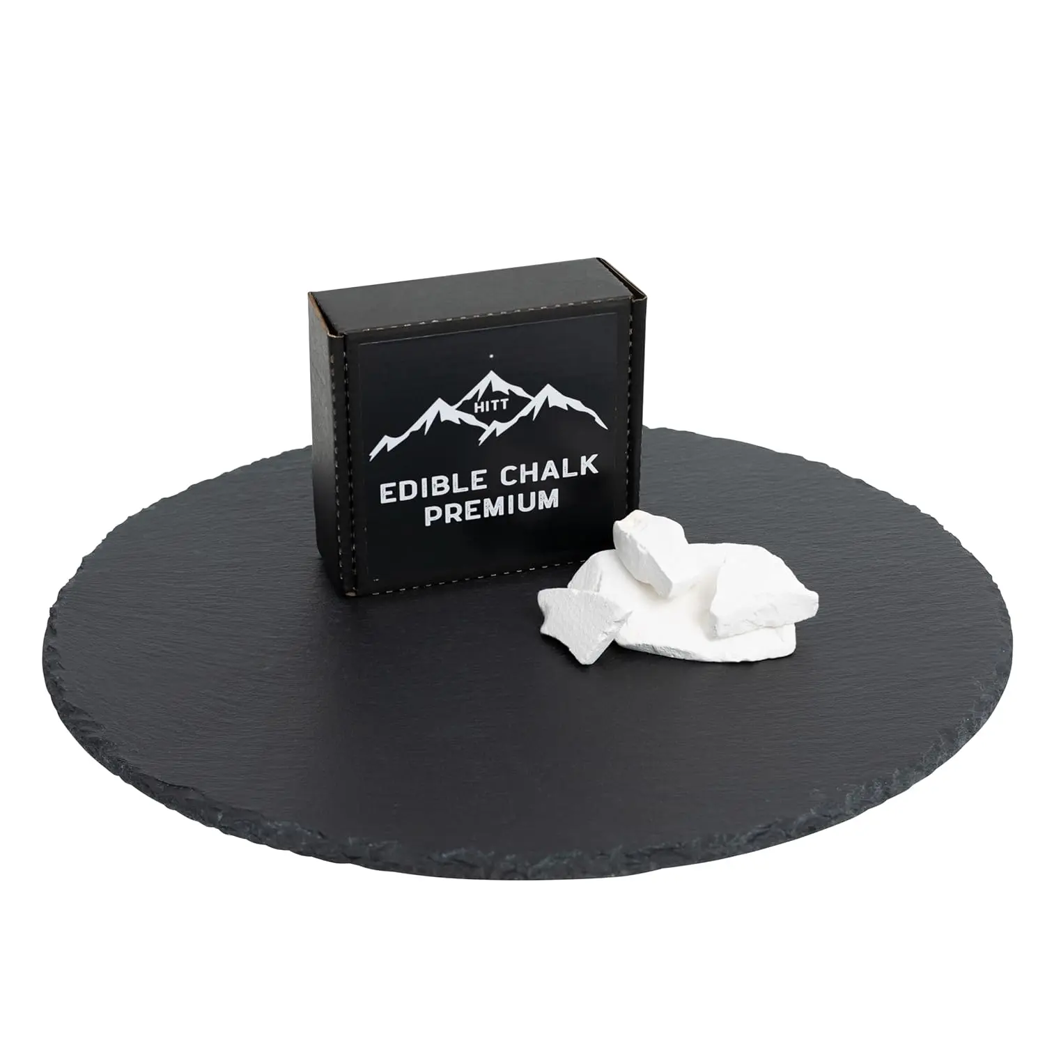 HITT Premium Belgorod Edible Chalk — Satisfying Crunchy Chalk Chunks for Eating, PICA Cravings and ASMR Food Content Creators — Organic, Zero Additives, No Impurities — 3,5 oz / 100 g