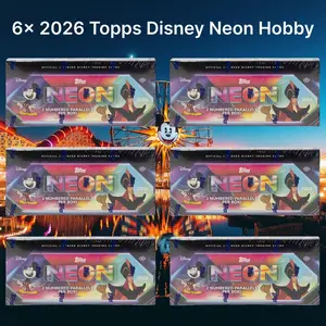 Disney Break 190 - 2026 Topps Disney Neon 6 Box Half Case Pick Your Movie
