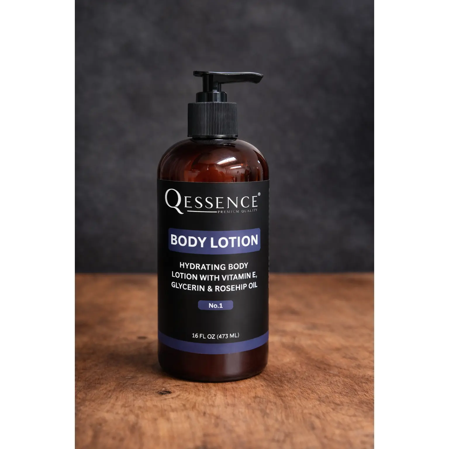Qessence Body Lotion | Deep Moisture + Long-Lasting Masculine Scent | 16 oz