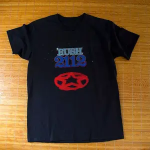 Rush 2112 Unisex Black T-shirt Size S-5XL