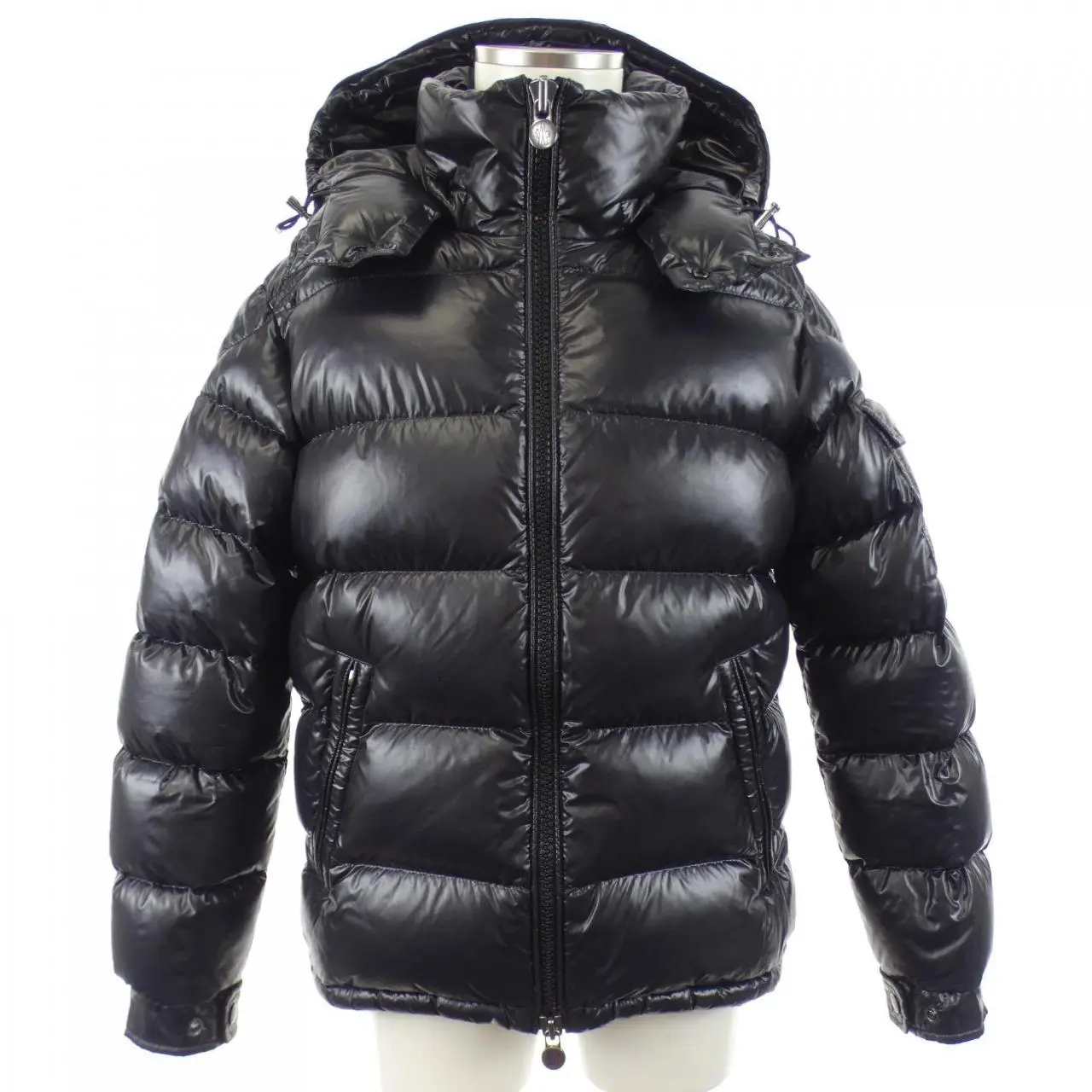 Pre-owned MONCLER Nylon Small Leather Goods MAYA Down Jacket