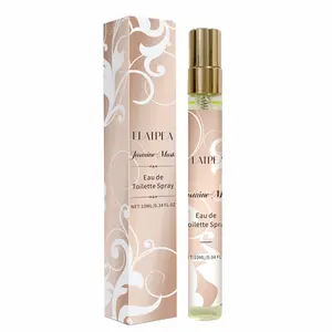 Women's Jasmine Musk Floral Scented Perfume, Alcohol-Free Spray, Long-Lasting Fragrance, 10ML, Portable, Daily Use, Date Night, Birthday Gift