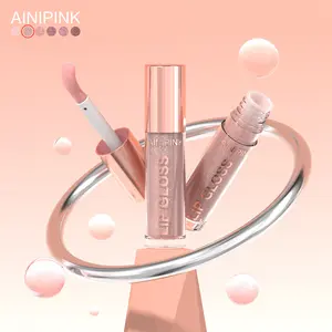 Pinkflash AINIPINK 6-Color Glossy Liquid Lipstick Set, Moisturizing Lip Gloss with a High-Shine Mirror Finish for Lip Care