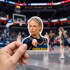 Sophie Cunningham Point God Women Basketball Funny Sticker, Sophie Meme Die-Cut Sticker