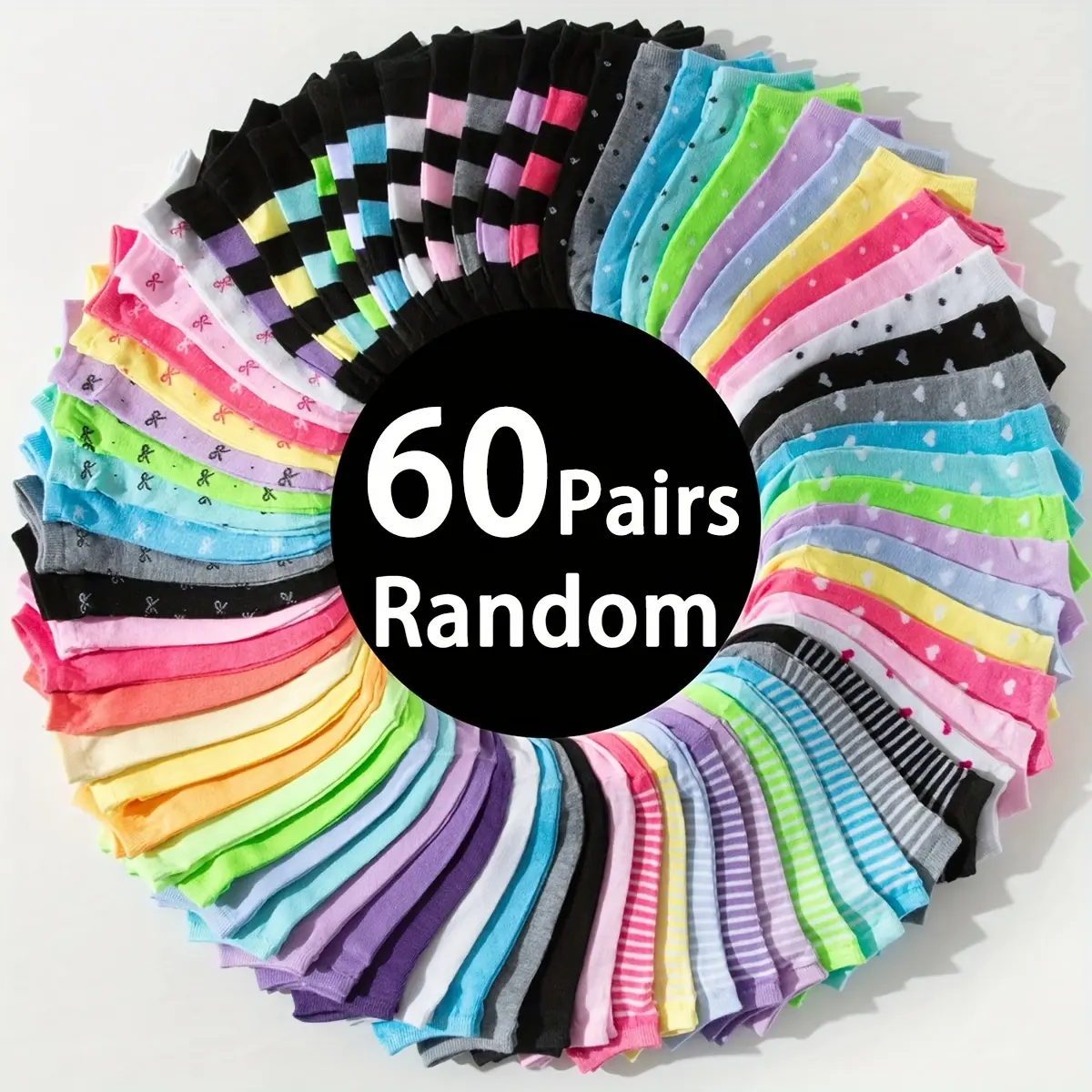 Mixed Color Random 60 Pairs