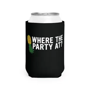 Upside Down Pineapple Swingers Can Cooler - Funny  for Beer Swinger Couples Lovers Drinkware Beverage mens gifts party