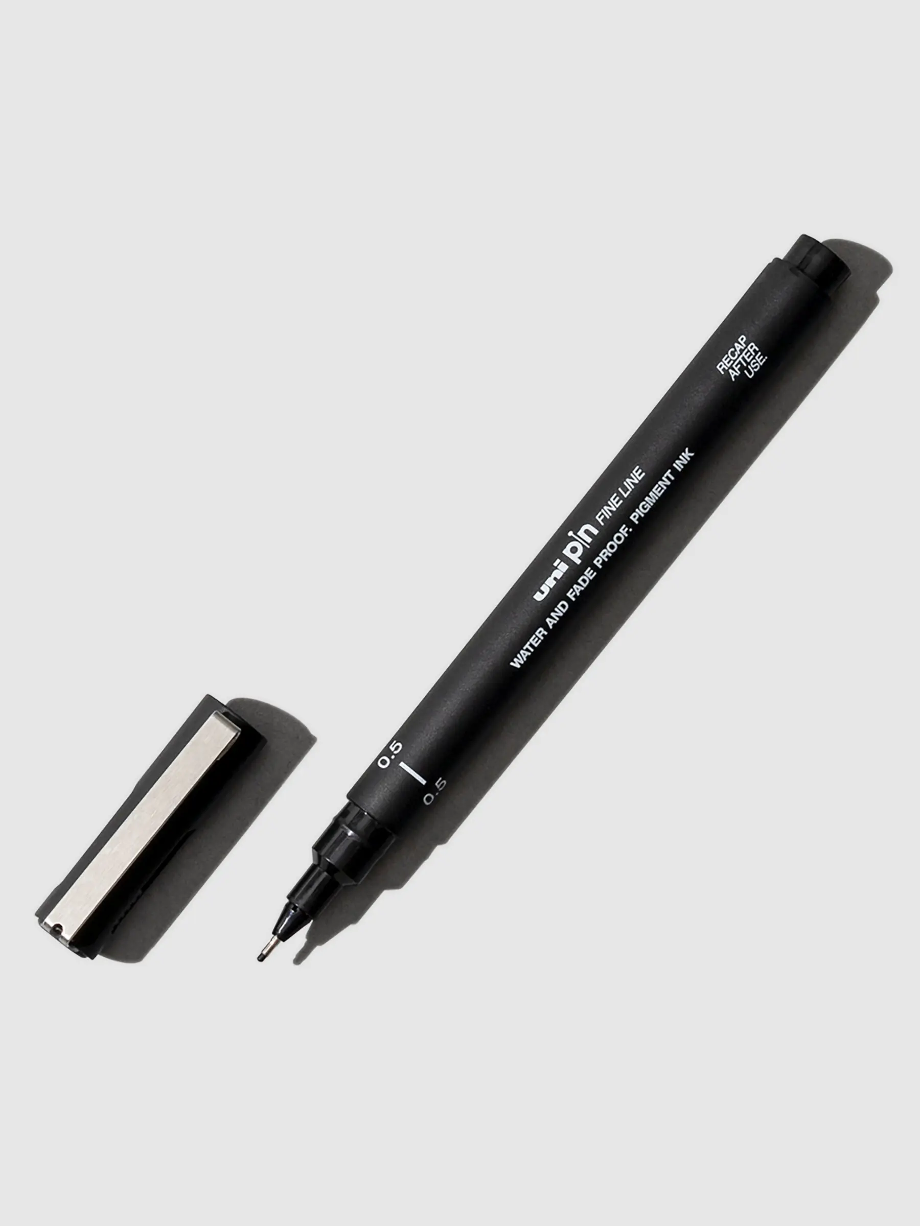 Uni Pin Fine Line Drawing Pen | 0.5 mm | Black